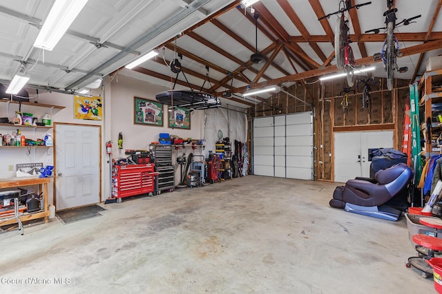 1529 S Saddleback Dr, Coeur Dalene, ID 83814 - garage featuring a workshop area