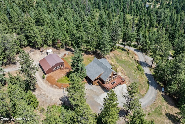 1529 S Saddleback Dr, Coeur Dalene, ID 83814 - view of subject property with a forest