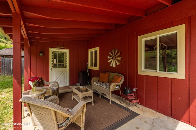 19441 N Rustic Ridge Trl, Rathdrum, ID 83858 - view of patio / terrace with an outdoor hangout area