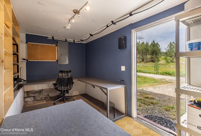 19441 N Rustic Ridge Trl, Rathdrum, ID 83858 - office area featuring electric panel