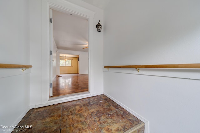 421 W Walnut Ave, Coeur Dalene, ID 83814 - corridor with stone finish floors and baseboards