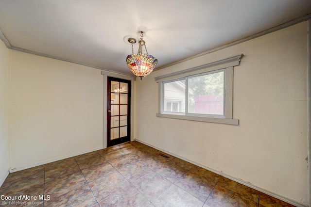 421 W Walnut Ave, Coeur Dalene, ID 83814 - spare room with baseboards and crown molding