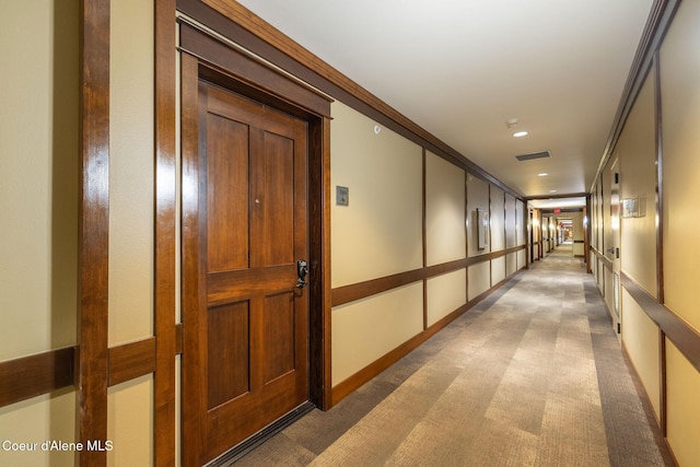 2050 N Main St, Coeur Dalene, ID 83814 - hall with light carpet and recessed lighting