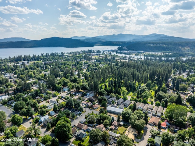1025 N 1st St, Coeur Dalene, ID 83814 - aerial view of a water and mountain view