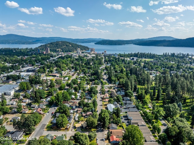 1025 N 1st St, Coeur Dalene, ID 83814 - drone / aerial view of a water and mountain view