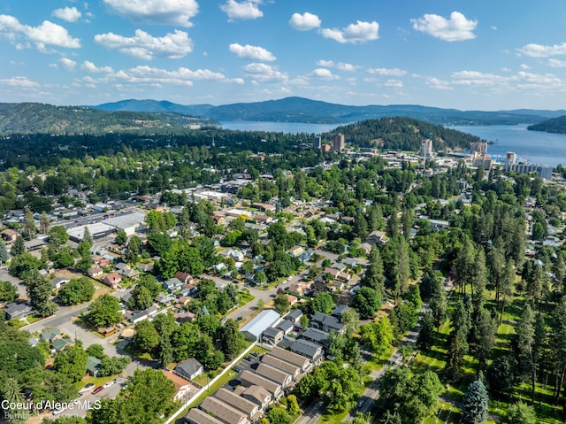 1025 N 1st St, Coeur Dalene, ID 83814 - aerial view of a water and mountain view