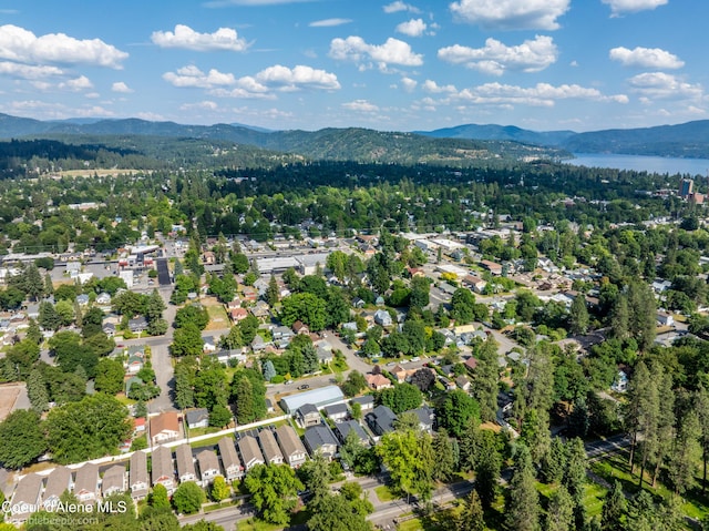 1025 N 1st St, Coeur Dalene, ID 83814 - view of property location featuring a water and mountain view and nearby suburban area