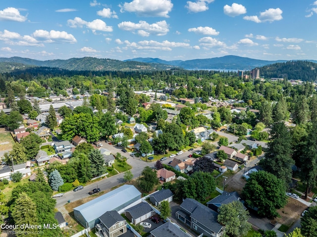 1025 N 1st St, Coeur Dalene, ID 83814 - view of property location featuring a mountainous background and nearby suburban area