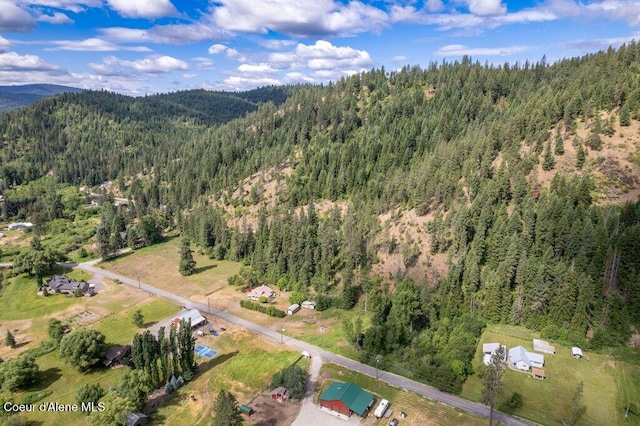1875 S Gateway Ranch Rd, Coeur Dalene, ID 83814 - view of property location with a forest and mountains