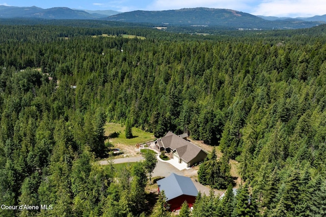 4127 Sagle Rd, Sagle, ID 83860 - drone / aerial view of a forest and mountains