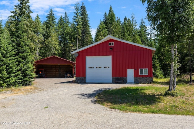 4127 Sagle Rd, Sagle, ID 83860 - detached garage featuring driveway