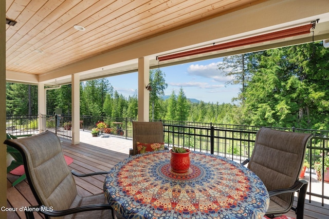 4127 Sagle Rd, Sagle, ID 83860 - deck featuring outdoor dining area