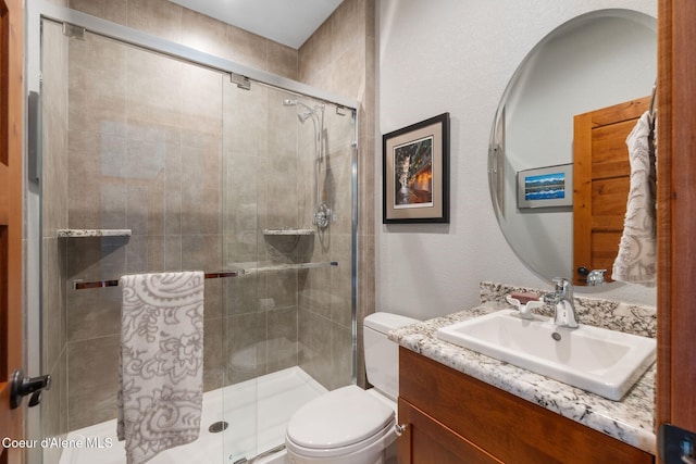 4127 Sagle Rd, Sagle, ID 83860 - bathroom featuring vanity and a stall shower