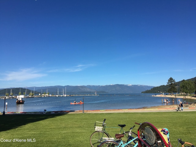4127 Sagle Rd, Sagle, ID 83860 - water view featuring a mountainous background
