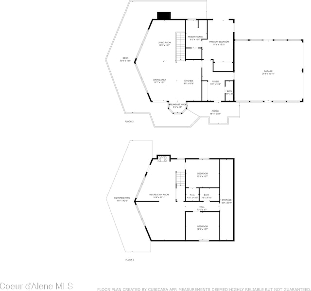 5143 W Crazy Creek Rd, Coeur Dalene, ID 83814 - view of room layout