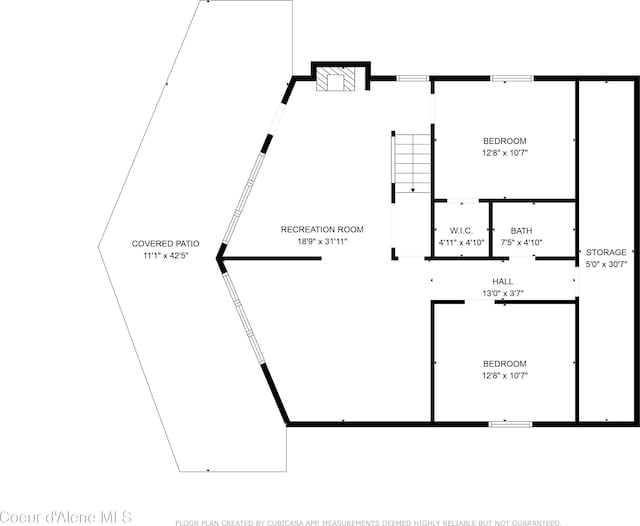 5143 W Crazy Creek Rd, Coeur Dalene, ID 83814 - view of floor plan / room layout
