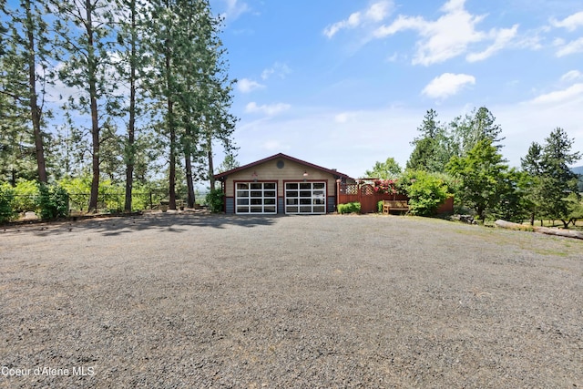 5143 W Crazy Creek Rd, Coeur Dalene, ID 83814 - exterior space featuring gravel driveway