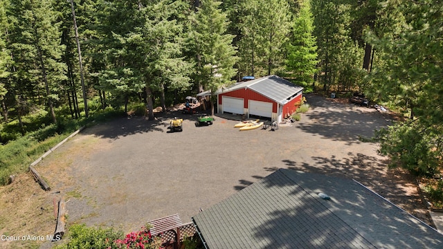 5143 W Crazy Creek Rd, Coeur Dalene, ID 83814 - aerial view of property and surrounding area featuring a forest