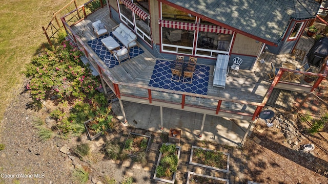 5143 W Crazy Creek Rd, Coeur Dalene, ID 83814 - aerial view of property and surrounding area