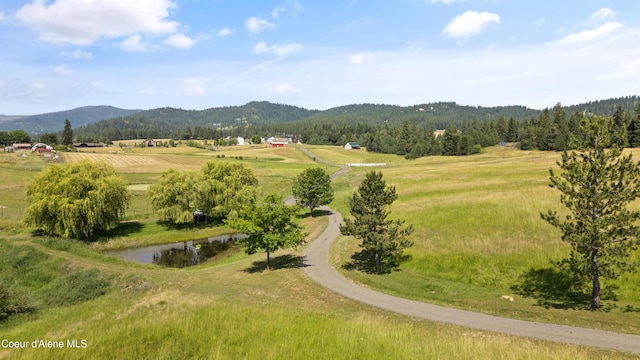 5143 W Crazy Creek Rd, Coeur Dalene, ID 83814 - mountain view with rural landscape