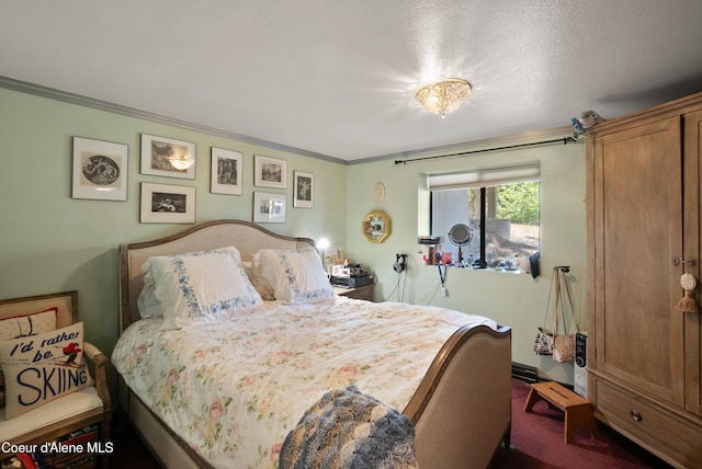 5143 W Crazy Creek Rd, Coeur Dalene, ID 83814 - bedroom with ornamental molding