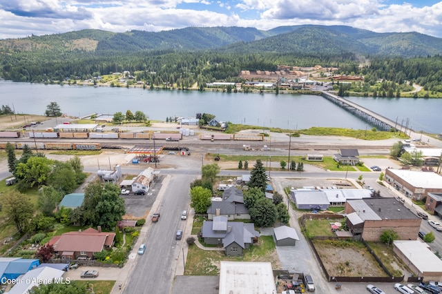 110 Cedar St, Priest River, ID 83856 - bird's eye view of a water and mountain view and a forest