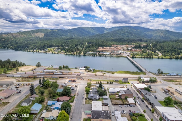110 Cedar St, Priest River, ID 83856 - aerial view of a water and mountain view