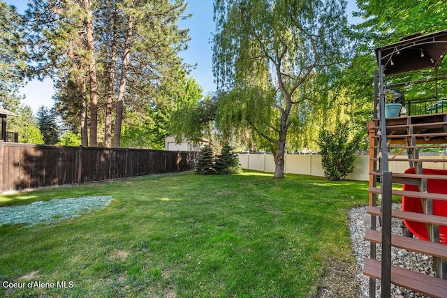 5735 E Steamboat Bnd, Post Falls, ID 83854 - view of fenced backyard