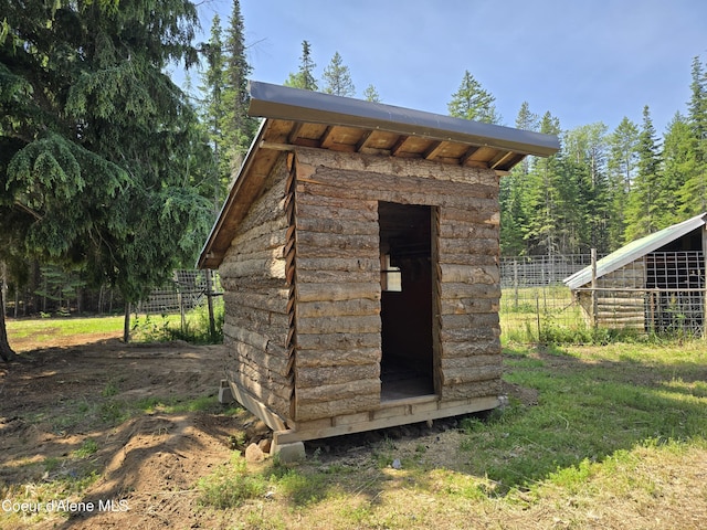 475 Old Range Rd, Clark Fork, ID 83811 - view of shed