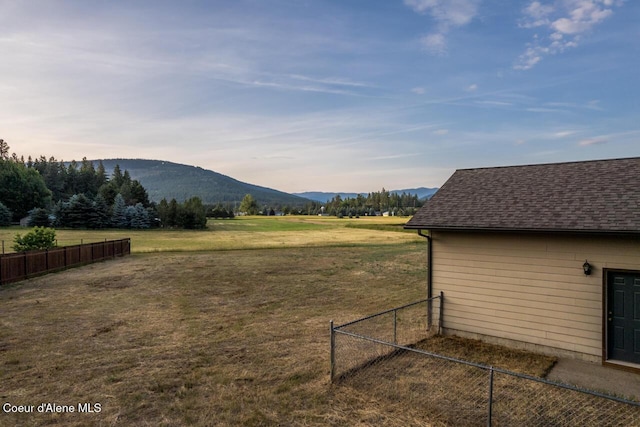 156 Promise Ln, Moyie Springs, ID 83845 - view of yard with a mountain view and a view of countryside