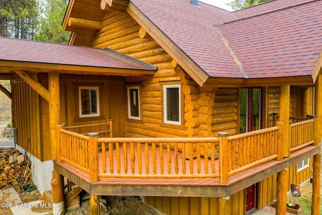 26443 S Farup Rd, Worley, ID 83876 - view of wooden deck
