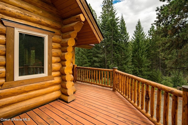 26443 S Farup Rd, Worley, ID 83876 - view of wooden terrace