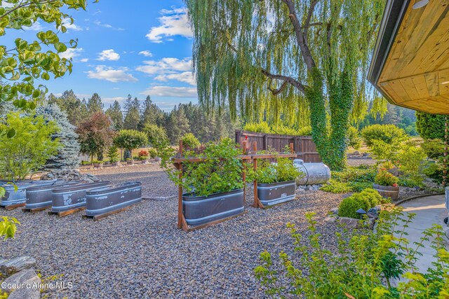822 Ridgewood, Kamiah, ID 83536 - view of yard with a vegetable garden