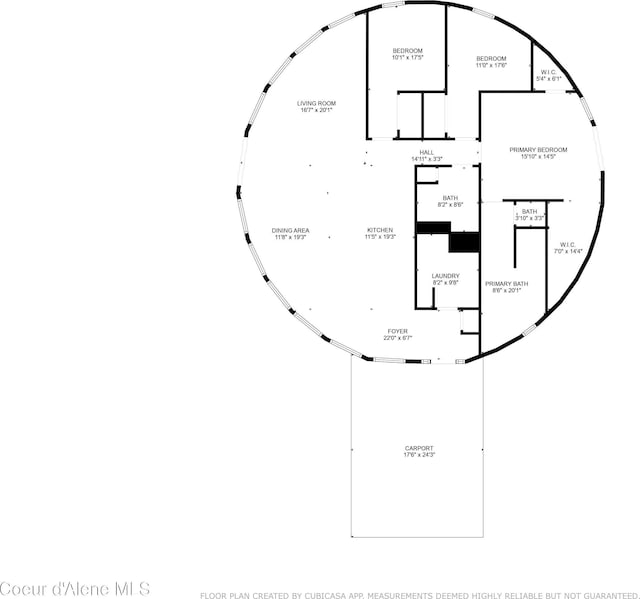 822 Ridgewood, Kamiah, ID 83536 - view of property floor plan