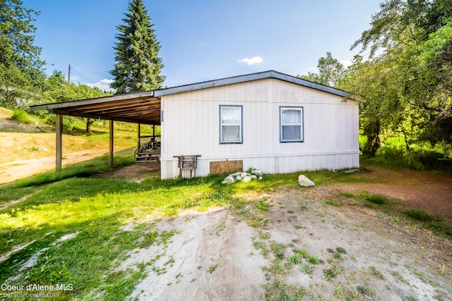 221 E 4th St, Oldtown, ID 83822 - view of side of property