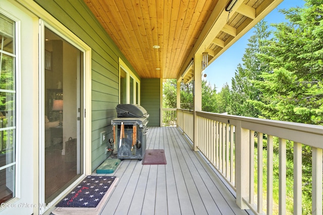 30 Beacon Hill Rd, Cocolalla, ID 83813 - wooden deck with grilling area