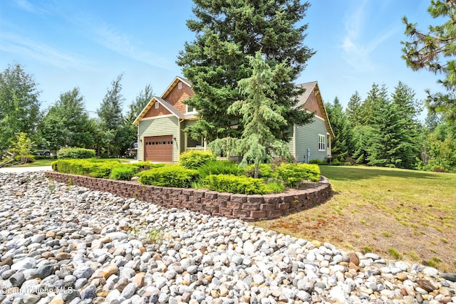 30 Beacon Hill Rd, Cocolalla, ID 83813 - view of front of home with an attached garage and a front yard
