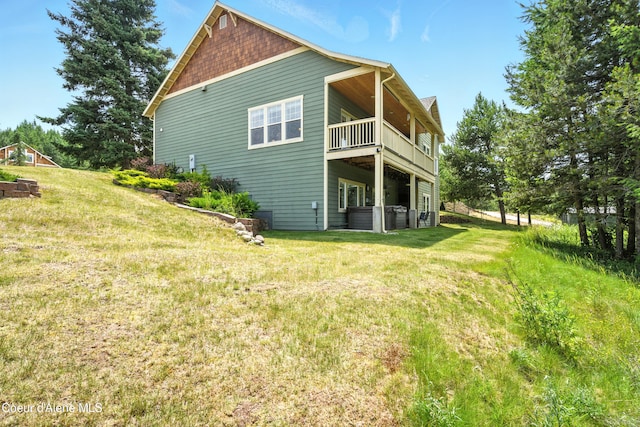 30 Beacon Hill Rd, Cocolalla, ID 83813 - back of house featuring a yard