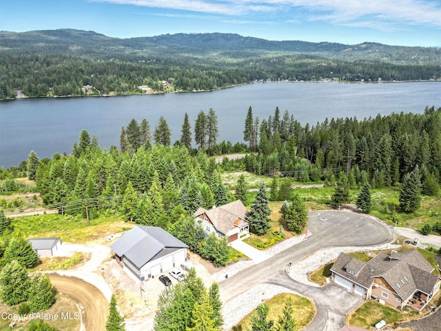 30 Beacon Hill Rd, Cocolalla, ID 83813 - drone / aerial view of a forest and a water and mountain view