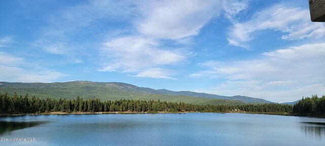 1349 Lakeshore Dr, Libby, MT 59923 - water view featuring a mountainous background