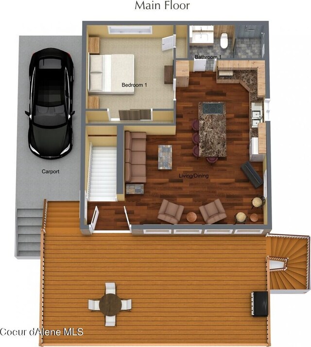 1349 Lakeshore Dr, Libby, MT 59923 - view of property floor plan