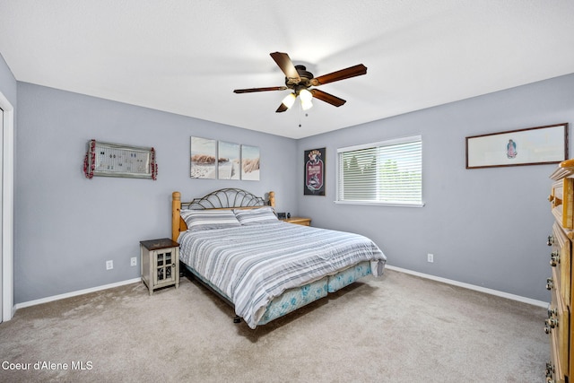 9270 N Maple St, Hayden, ID 83835 - bedroom with carpet flooring and ceiling fan