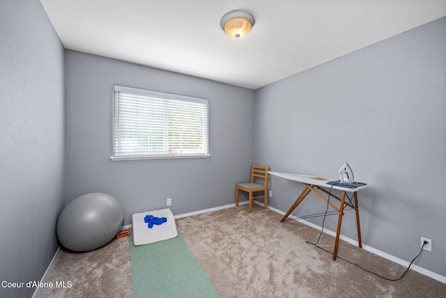 9270 N Maple St, Hayden, ID 83835 - exercise area featuring carpet flooring and baseboards
