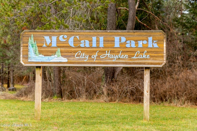 9270 N Maple St, Hayden, ID 83835 - community sign featuring a yard