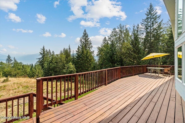 6101 Bottle Bay Rd, Sagle, ID 83860 - view of wooden terrace