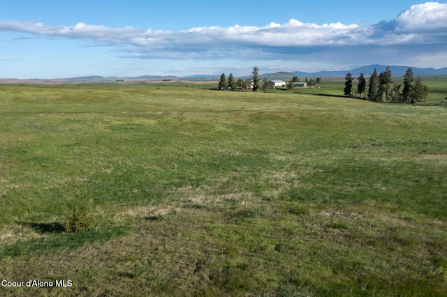 1047 Merideth Rd, Plummer, ID 83851 - view of grassy yard featuring a view of rural / pastoral area and a mountain view
