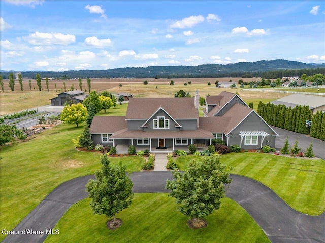 6744 E Greta Ave, Post Falls, ID 83854 - overview of rural landscape with a mountainous background