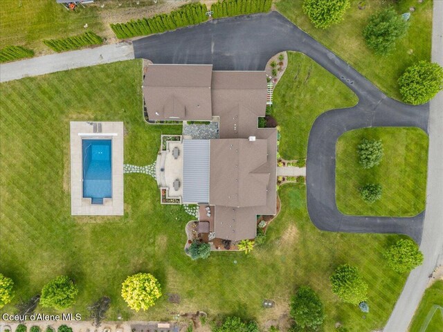 6744 E Greta Ave, Post Falls, ID 83854 - bird's eye view of a pool