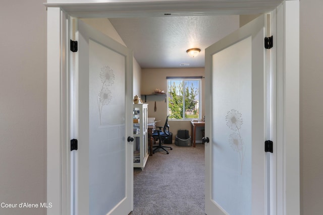 4574 N Connery Loop, Post Falls, ID 83854 - office with carpet floors and a textured ceiling
