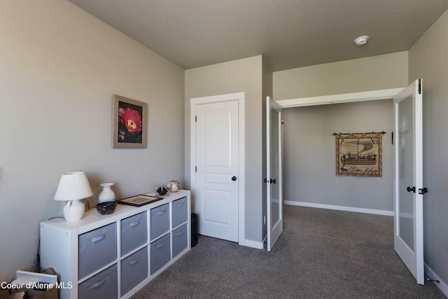 4574 N Connery Loop, Post Falls, ID 83854 - bedroom featuring dark carpet and french doors
